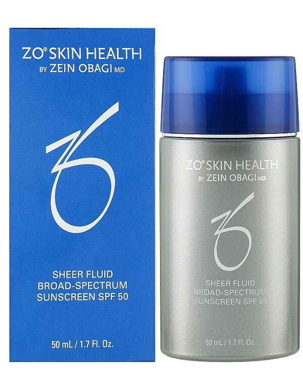 Zein Obagi ZO Skin Health - Mineral sunscreen fluid Sheer Fluid Broad-Spectrum Sunscreen SPF 50 50ml back