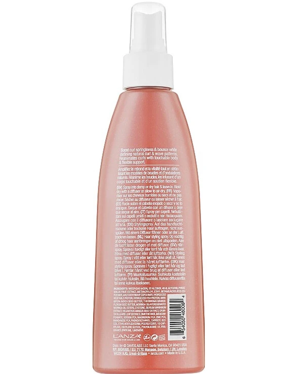 L'anza Lanza - Активирующий спрей-бустер для вьющихся волос Healing Curl Boost Activating Spray 177 мл back