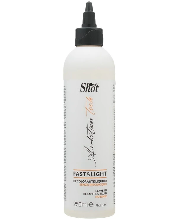 Shot - Осветляющая эмульсия для волос Ambition Tech Fast & Light Leave-In Bleaching Fluid 250 мл