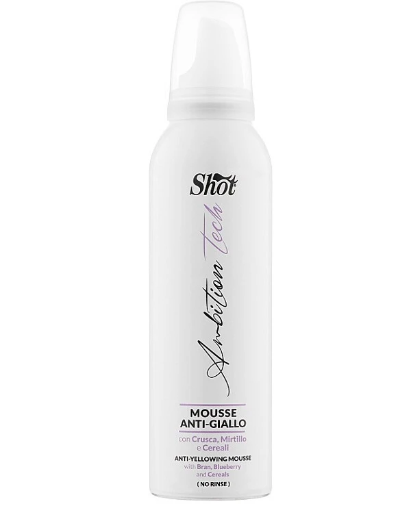 Shot - Восстанавливающий антижелтый мусс с отрубями Ambition Tech Mousse Anti-Giallo 200 мл