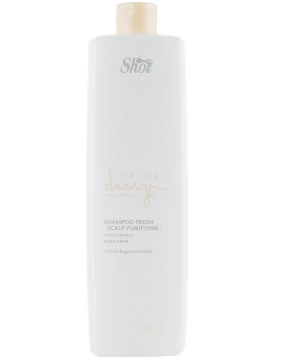 Shot - Восстанавливающий шампунь для кожи головы Trico Design Scalp Purifying Fresh Ice Shampoo 1000 мл