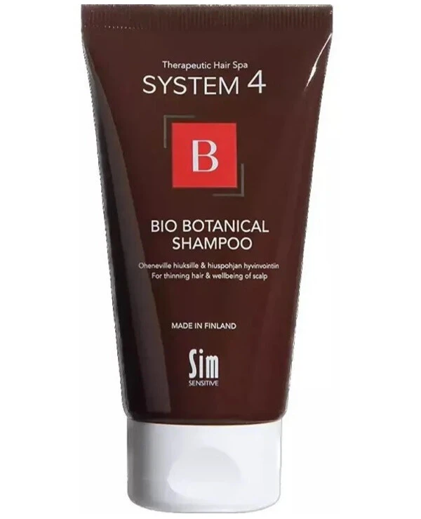 Sim Sensitive - Био ботанический шампунь от выпадения волос System 4 Bio Botanical Shampoo 75 мл