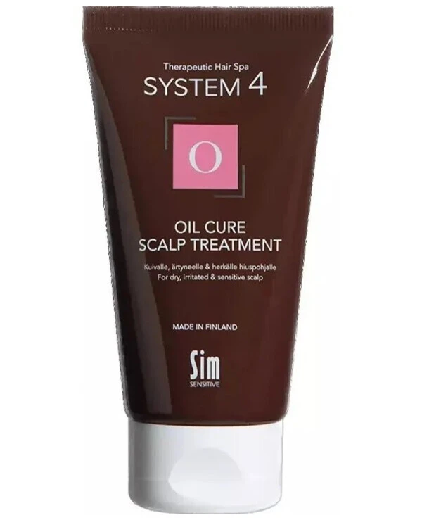 Sim Sensitive - Пилинговая маска для очищения кожи головы System 4 O Oil Cure 75 мл
