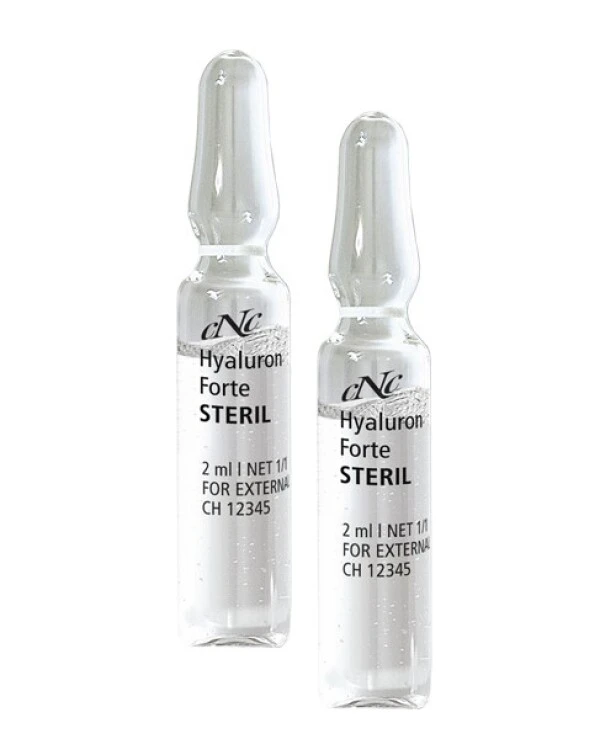 CNC Cosmetic - Стерильный концентрат-сыворотка с гиалуроновой кислотой для лица Hyaluron Forte Serum STERIL 2 мл