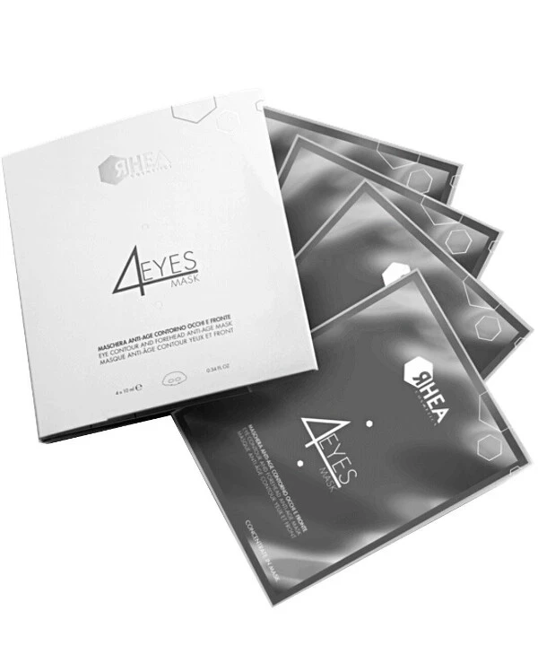 Rhea Cosmetics - Антивозрастная маска для контура глаз и верхней трети лица 4Eyes Mask 10 мл х 4 шт