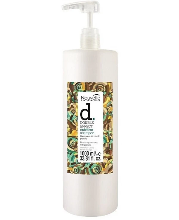 Nouvelle Шампунь для питания сухих волос с кератином и хмелем | Nouvelle Double Effect Nutritive Shampoo фото, цена, купить