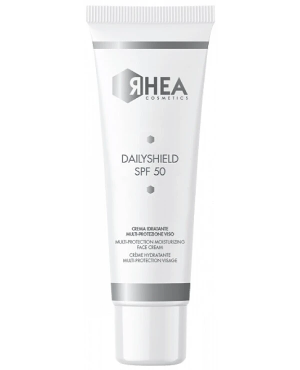 Rhea Cosmetics - Мультизащитный увлажняющий крем для лица DailyShield SPF50 30 мл
