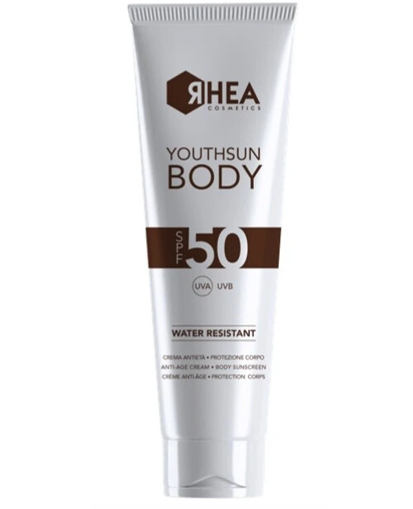 Rhea Cosmetics - Солнцезащитный анти-age крем для тела YouthSun Body SPF50 150 мл