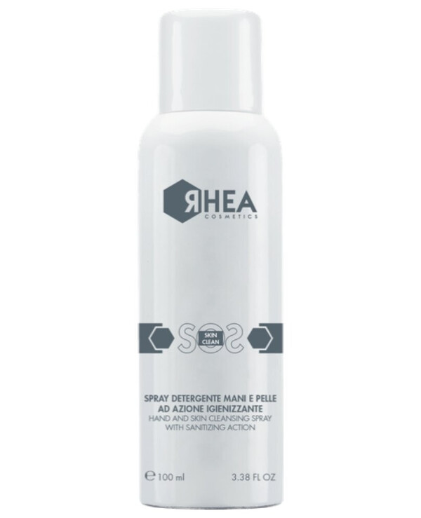 Rhea Cosmetics - Cleansing spray sanitizer for hands and body SOS SkinClean 100ml