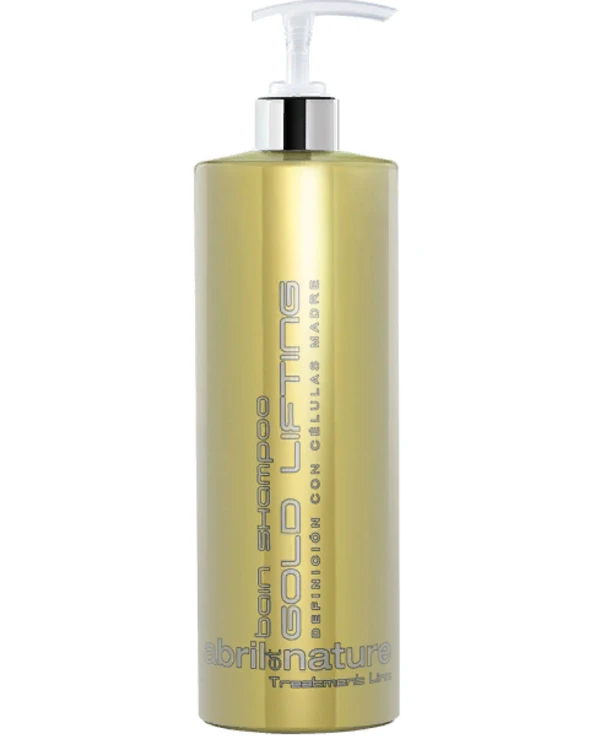 Abril Et Nature - Шампунь для вьющихся волос Gold Lifting Bain Shampoo 1000 мл