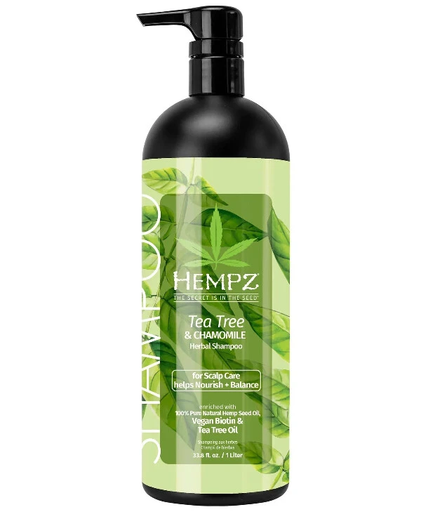 Hempz - Шампунь для ухода за кожей головы с чайным деревом и ромашкой Tree and Chamomile Shampoo 1000 мл