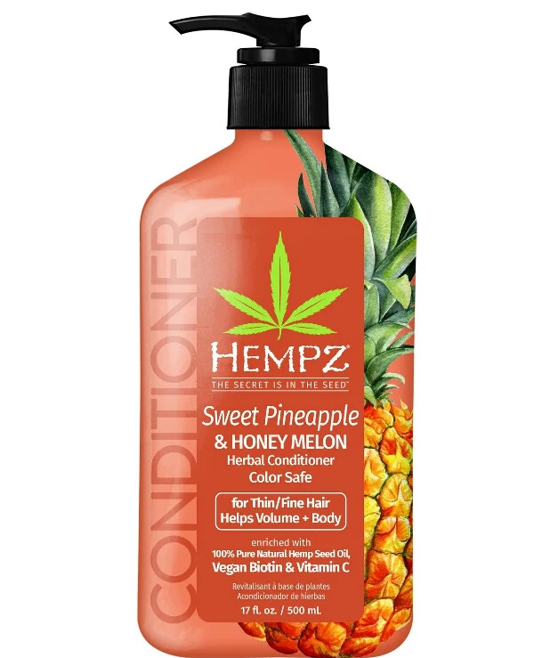 Hempz - Шампунь для объема Ананас-Медовая дыня Sweet Pineapple & Honey Melon Herbal Shampoo 500 мл