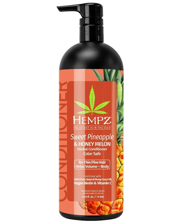 Hempz - Шампунь для обєму Ананас-Медова диня Sweet Pineapple & Honey Melon Herbal Shampoo 1000 мл