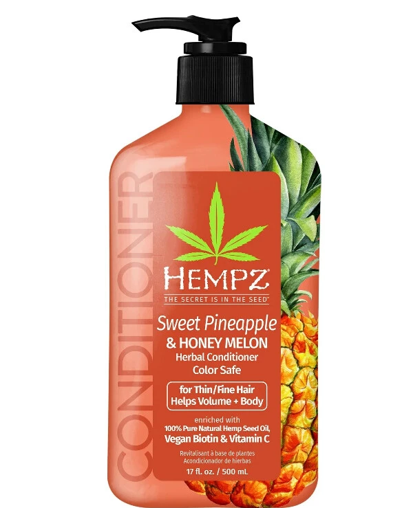 Hempz - Кондиционер для объема Ананас-Медовая дыня Sweet Pineapple & Honey Melon Herbal Conditioner 500 мл