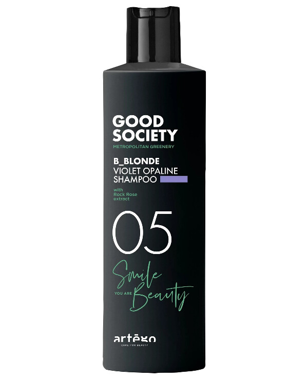 Artego - Tinted shampoo with milky purple pigmentation Good Society 05 B-Blonde Violet Opaline Shampoo 250ml
