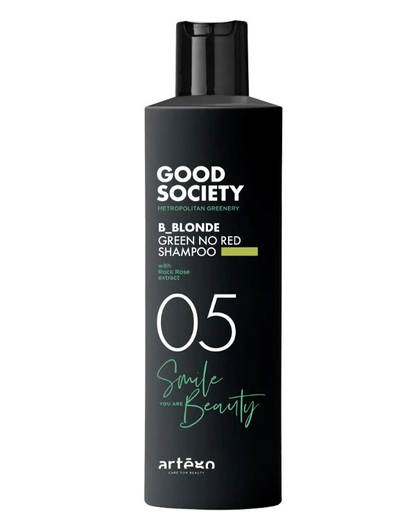 Artego - Оттеночный шампунь со светло-зеленой пигментацией Good Society 05 Green No Red Shampoo 250 мл