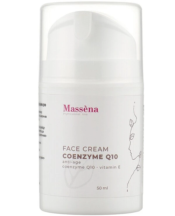Massena - Крем для лица с коэнзимом Face Cream Coenzyme Q10 50 мл