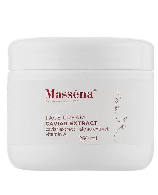 Massena Крем для лица с экстрактом черной икры | Face Cream Caviar Extract Vitamin A фото, цена, купить
