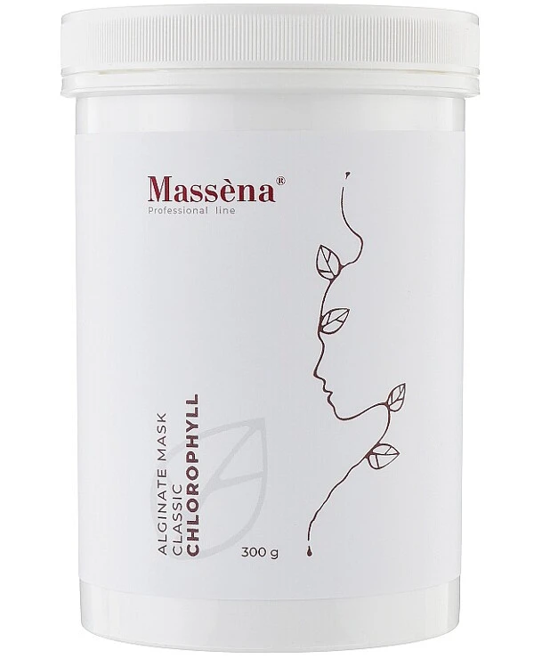 Massena - Хлорофилловая альгинатная маска для лица Alginate Mask Classic Chlorophyll 300 г