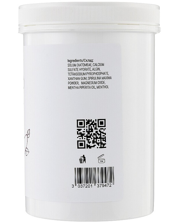 Massena - Chlorophyll alginate face mask Alginate Mask Classic Chlorophyll 300 g back