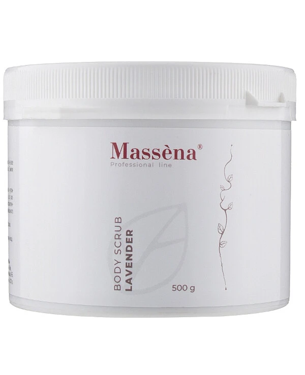 Massena - Лавандовий скраб для тіла Body Scrub Lavender 500 г