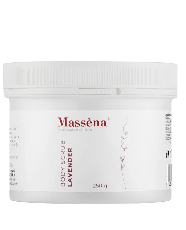 Massena - Лавандовый скраб для тела Body Scrub Lavender 250 г