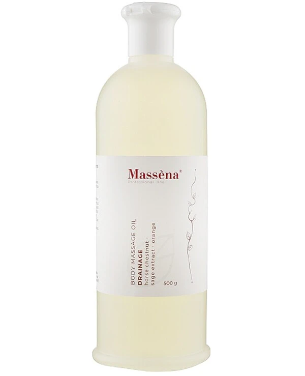 Massena - Дренажное масло для масажа тела Draining Body Oil 500 мл