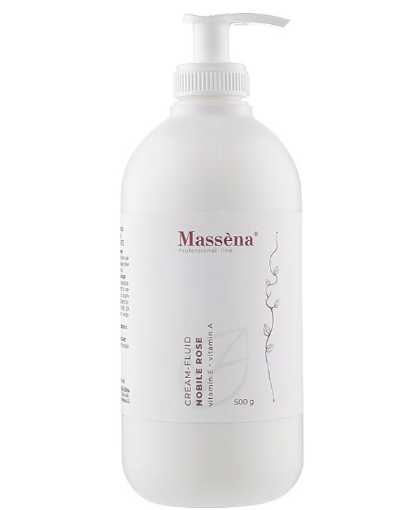 Massena - Multivitamin fluid cream for body Multivitamin Nourishing Fluid Cream Nobile Rose 500ml