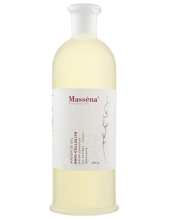 Massena - Антицеллюлитное масло для масажа тела Strong Cellulite Body Oil 500 мл