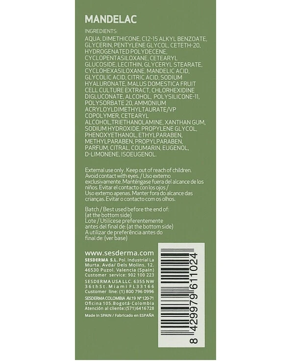 Sesderma Liposomal serum with mandelic acid | Liposomal serum with mandelic acid_3