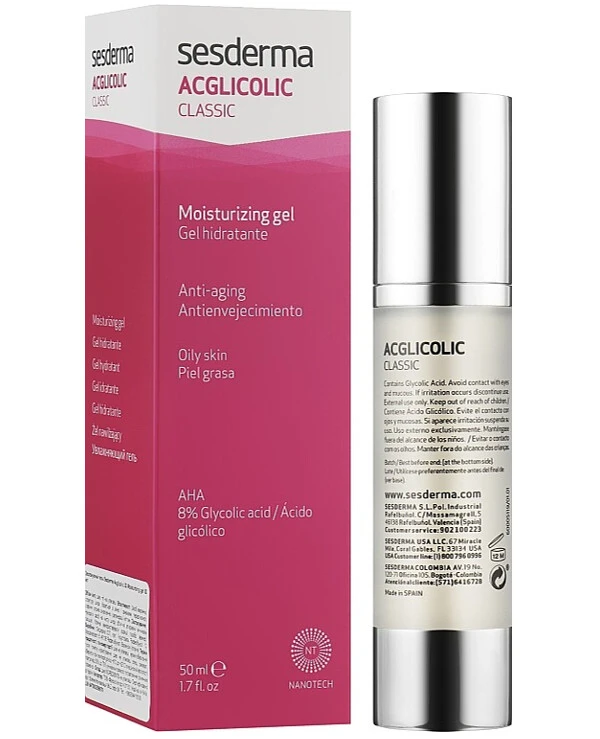 Sesderma - Увлажняющий гель для жирной кожи Acglicolic Classic Moisturizing Gel 50 мл