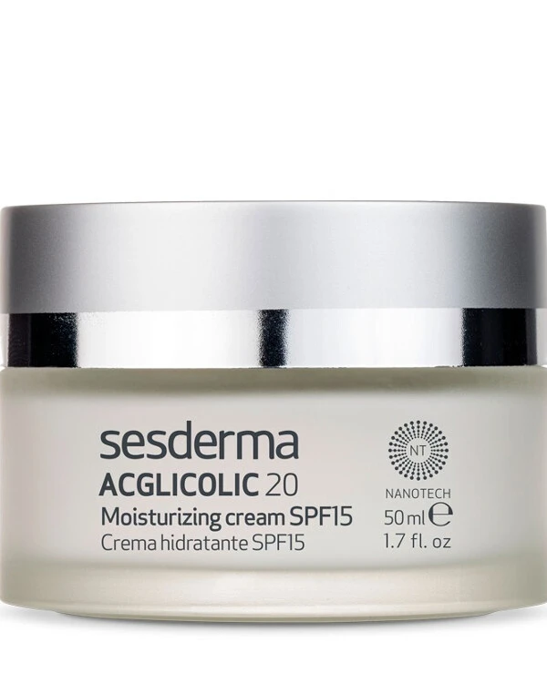 Sesderma - Увлажняющий крем для лица Acglicolic 20 Moisturizing Cream SPF 15 50 мл