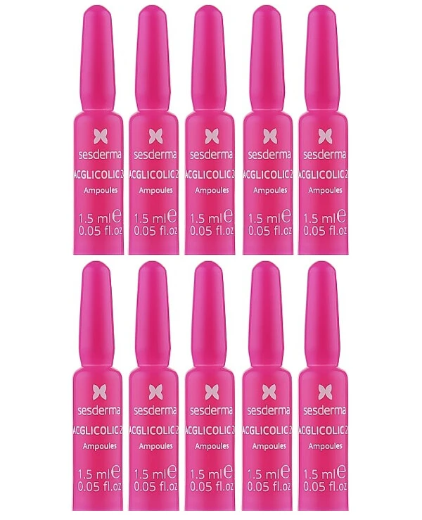 Sesderma - Anti-aging glycolic acid ampoules Acglicolic Classic Forte Anti-Aging Ampoules 10x1,5 ml