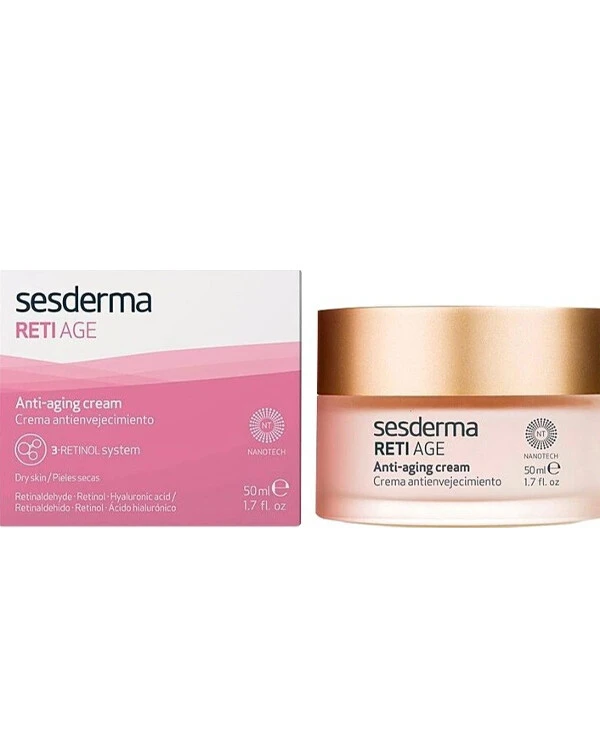 Sesderma - Антивозрастной увлажняющий крем для лица с ретинолом Reti Age Facial Antiaging Cream 50 мл back