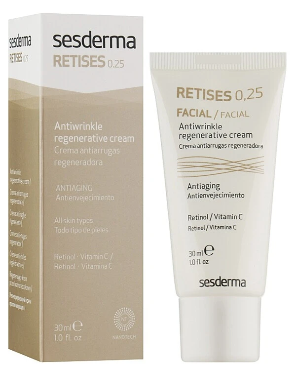 Sesderma - Регенерирующий крем против морщин для зрелой кожи Retises 0.25% Antiwrinkle Regenerative Cream 30 мл