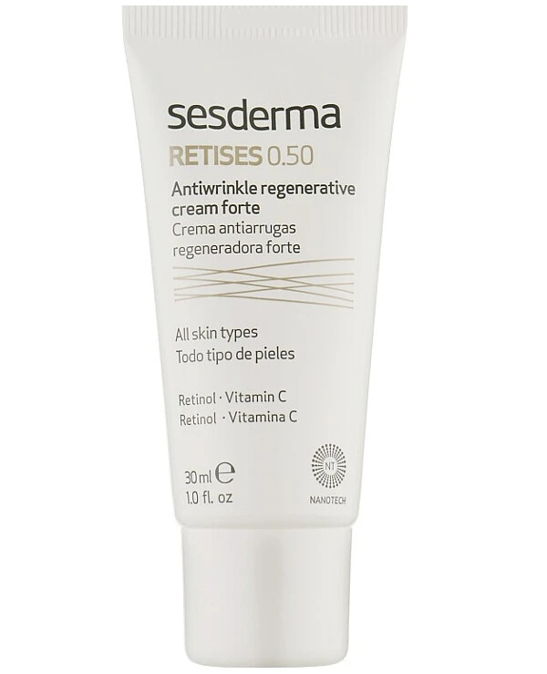 Sesderma - Регенерирующий крем против морщин усиленного действия Retises 0.50% Antiwrinkle Regenerative Cream Forte 30 мл back