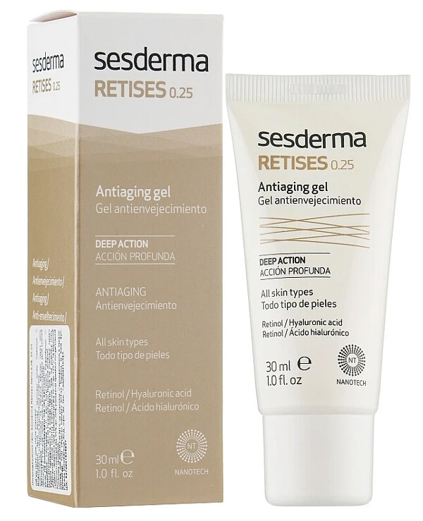 Sesderma - Омолаживающий гель с 0,25% ретинола Retises Nano 0,25% Gel 30 мл