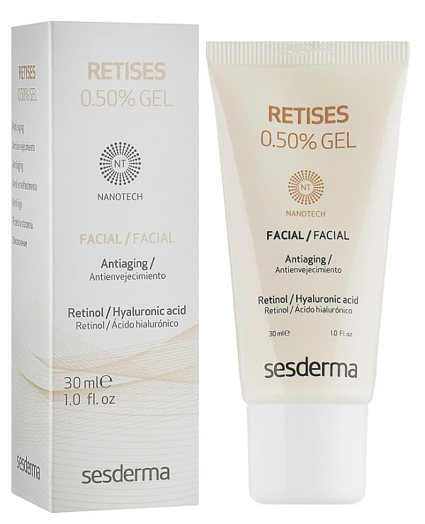 Sesderma - Омолаживающий гель с 0,5% ретинола Retises Nano 0,5% Gel 30 мл