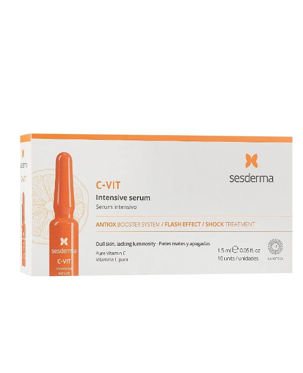 Sesderma - Интенсивная сыворотка мгновенной красоты C-Vit Intensive Serum Flash Effect 1.5 мл х 10 шт
