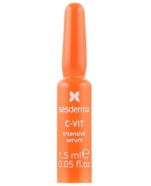 Sesderma - Интенсивная сыворотка мгновенной красоты C-Vit Intensive Serum Flash Effect 1.5 мл х 10 шт back