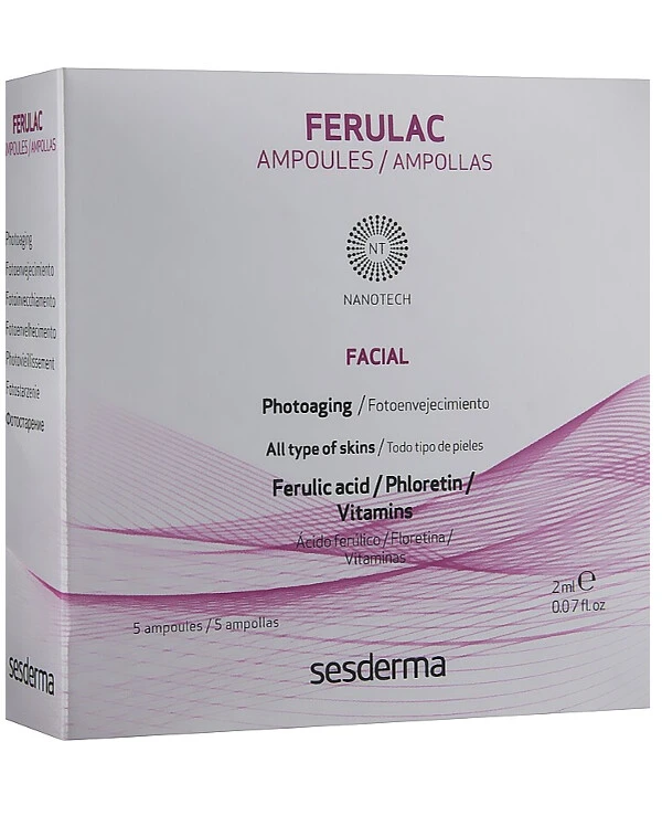 Sesderma - Ampoules with ferulic acid in liposomes Ferulac Liposomal Ampoules 2ml*5
