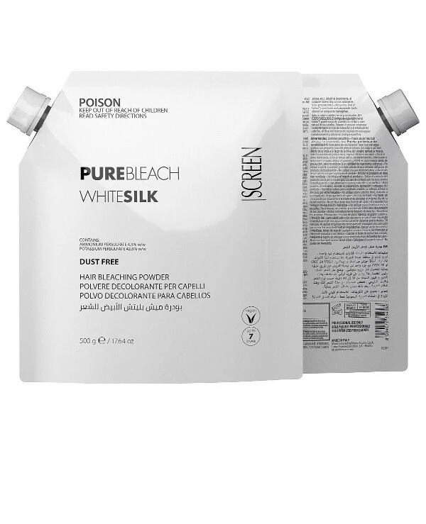 Screen Professional - Осветляющая пудра Pure Bleach White Silk 500 г