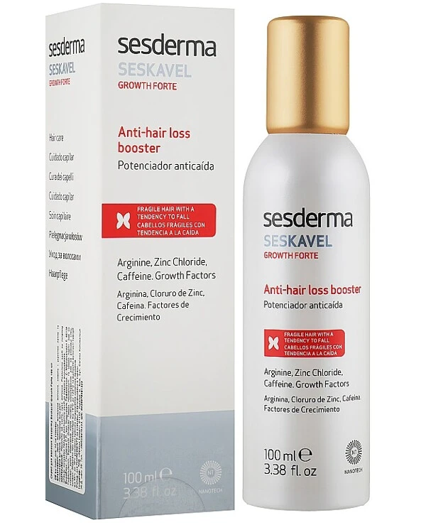 Sesderma - Бустер против выпадения волос Seskavel Growth Forte Anti-Hair Loss Booster 100 мл