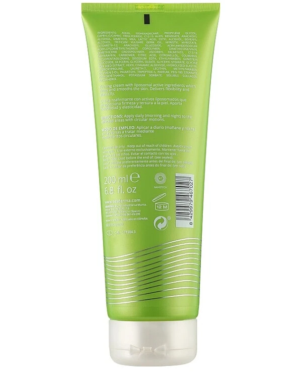 Sesderma - Подтягивающий крем для тела и бюста Sesnatura Firming Cream For Body And Bust 200 мл back