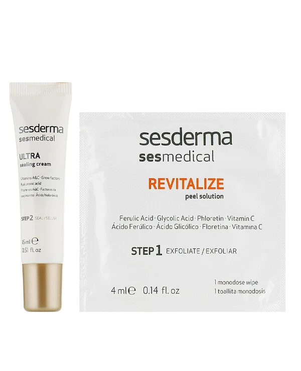 Sesderma - Пилинг-программа для осветления лица Sesmedical Revitalize Personal Peeling Program 15 мл back