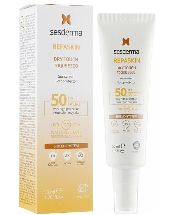 Sesderma - Солнцезащитный крем для лица Repaskin Facial Sunscreen Fotoprotector SPF50 50 мл back
