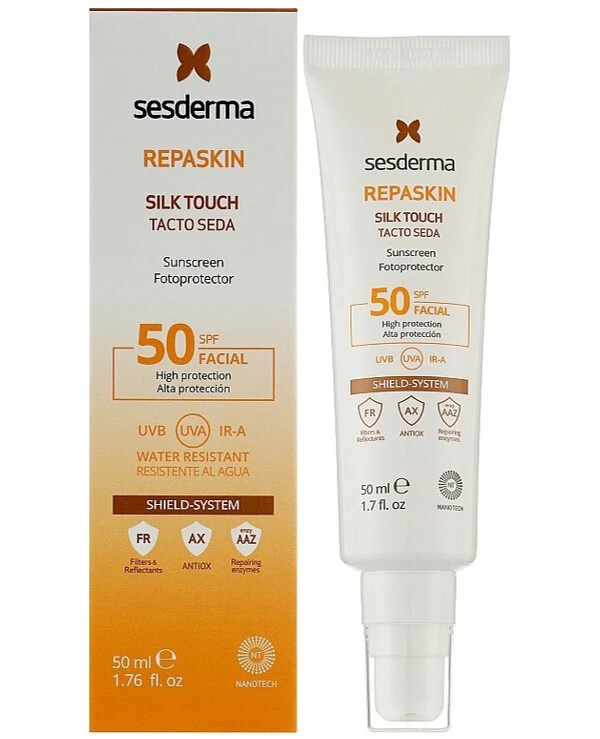 Sesderma - Солнцезащитный крем для лица Repaskin Silk Touch Facial SPF 50 50 мл
