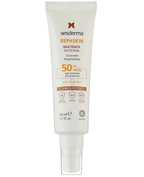 Sesderma - Солнцезащитный крем для лица Repaskin Silk Touch Facial SPF 50 50 мл back