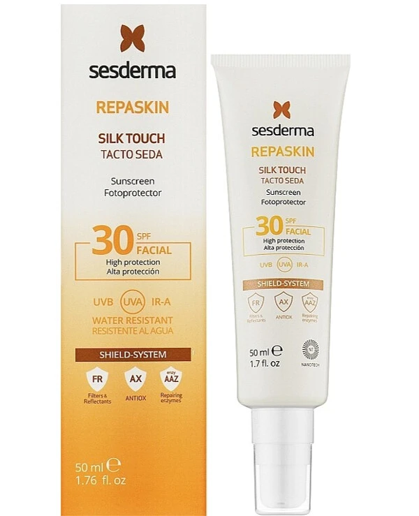 Sesderma - Солнцезащитный крем для лица Шелковое прикосновение Repaskin Silk Touch SPF30 50 мл