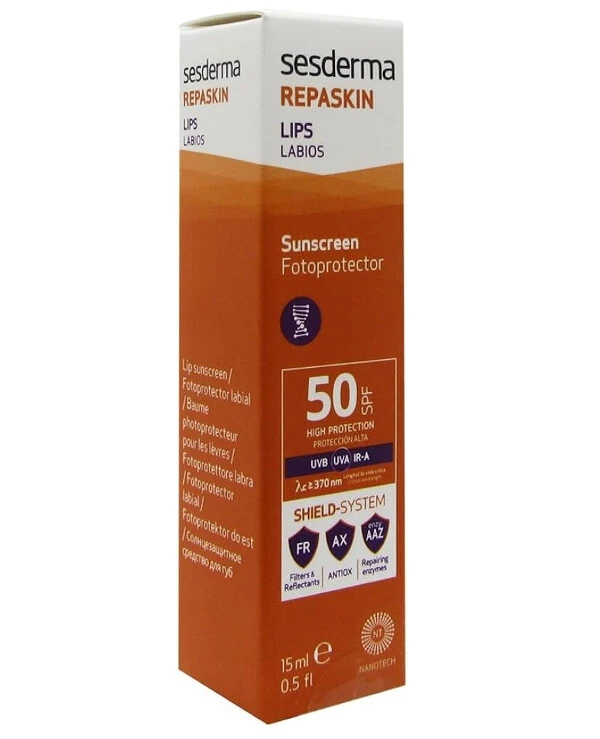 Sesderma - Солнцезащитный бальзам для губ Repaskin Lip Balm SPF50 15 мл back